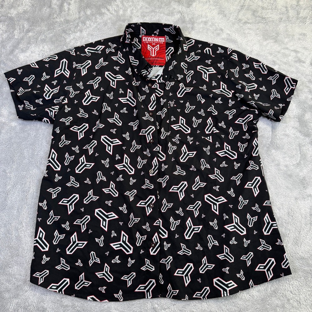 Dixxon Button Up Shirt Womens 2XL Black Flexpak Limited Edition 2025 Camp Shirt